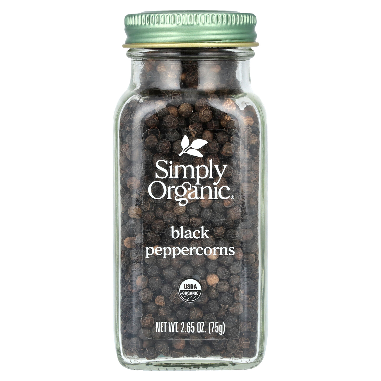 Black Peppercorns, 2.65 oz (75 g)