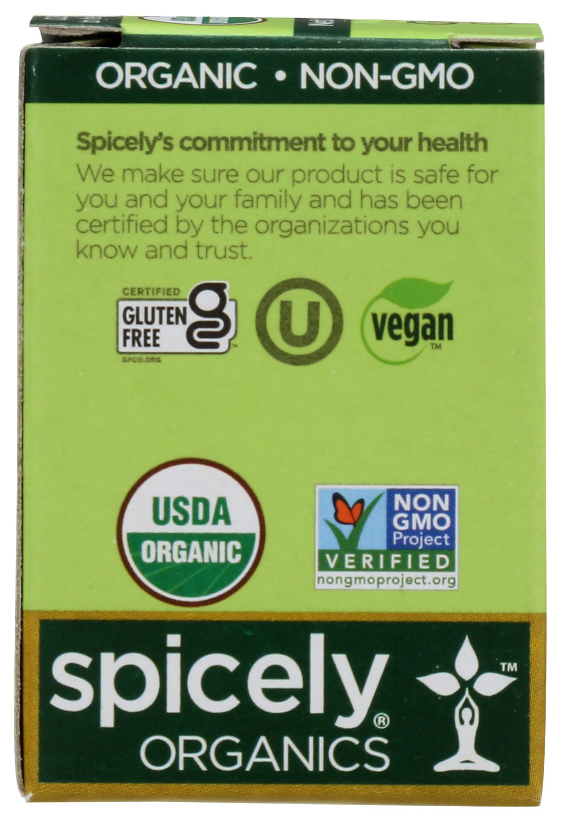 Organic Ground Ginger Spicely Organics 0.4 Oz Spice 4 6 Pack