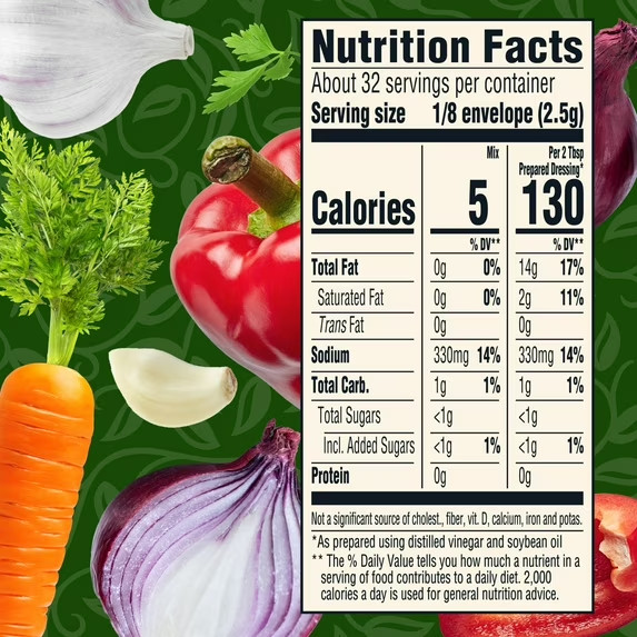 Good Seasons Zesty Italian Dressing & Recipe Seasoning Mix, 4 Count Packets