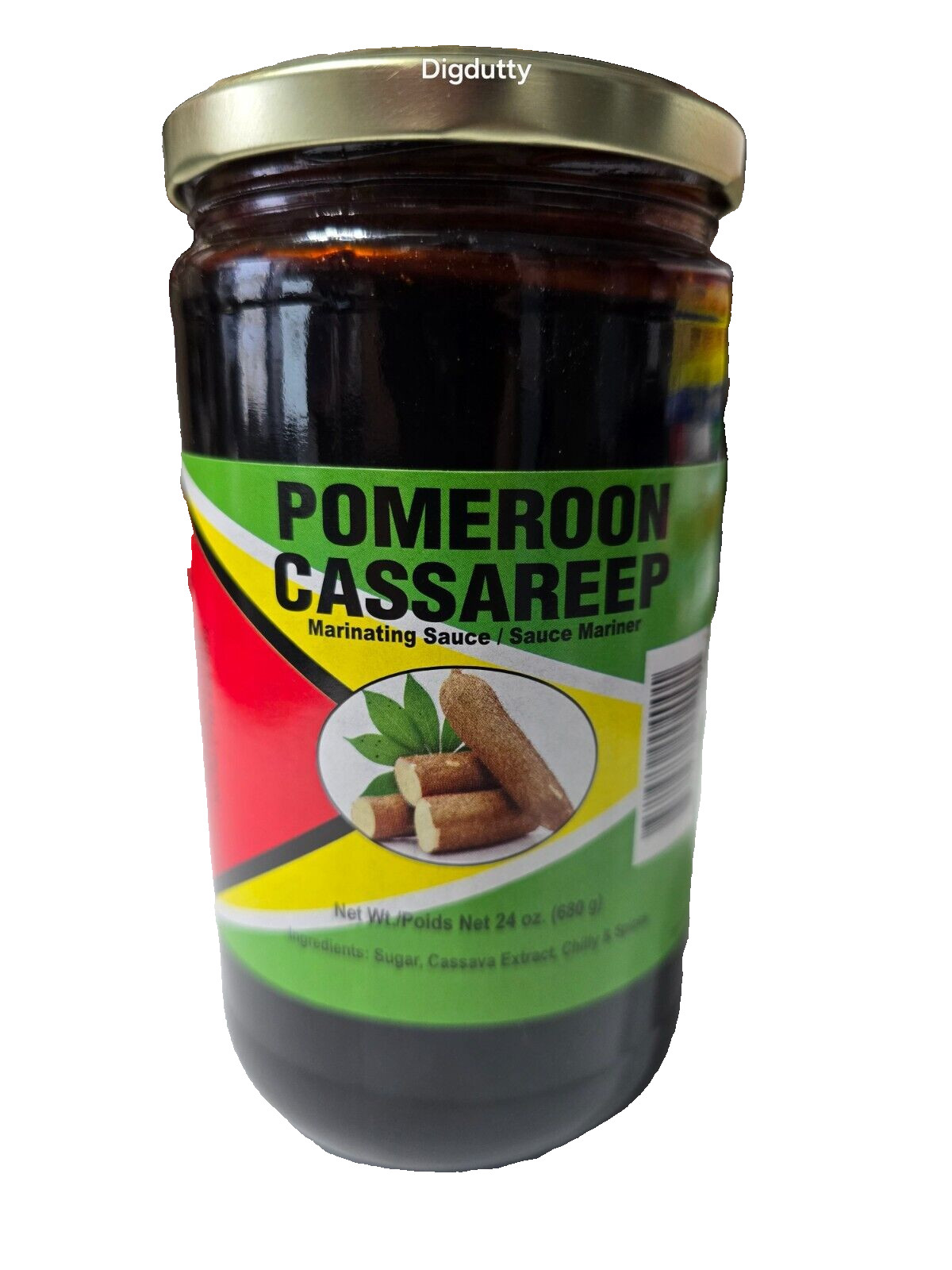 Indo-West Guyanese Pomeroon Cassareep 24 oz, Guyana (1 glass bottle), Exp 12/26