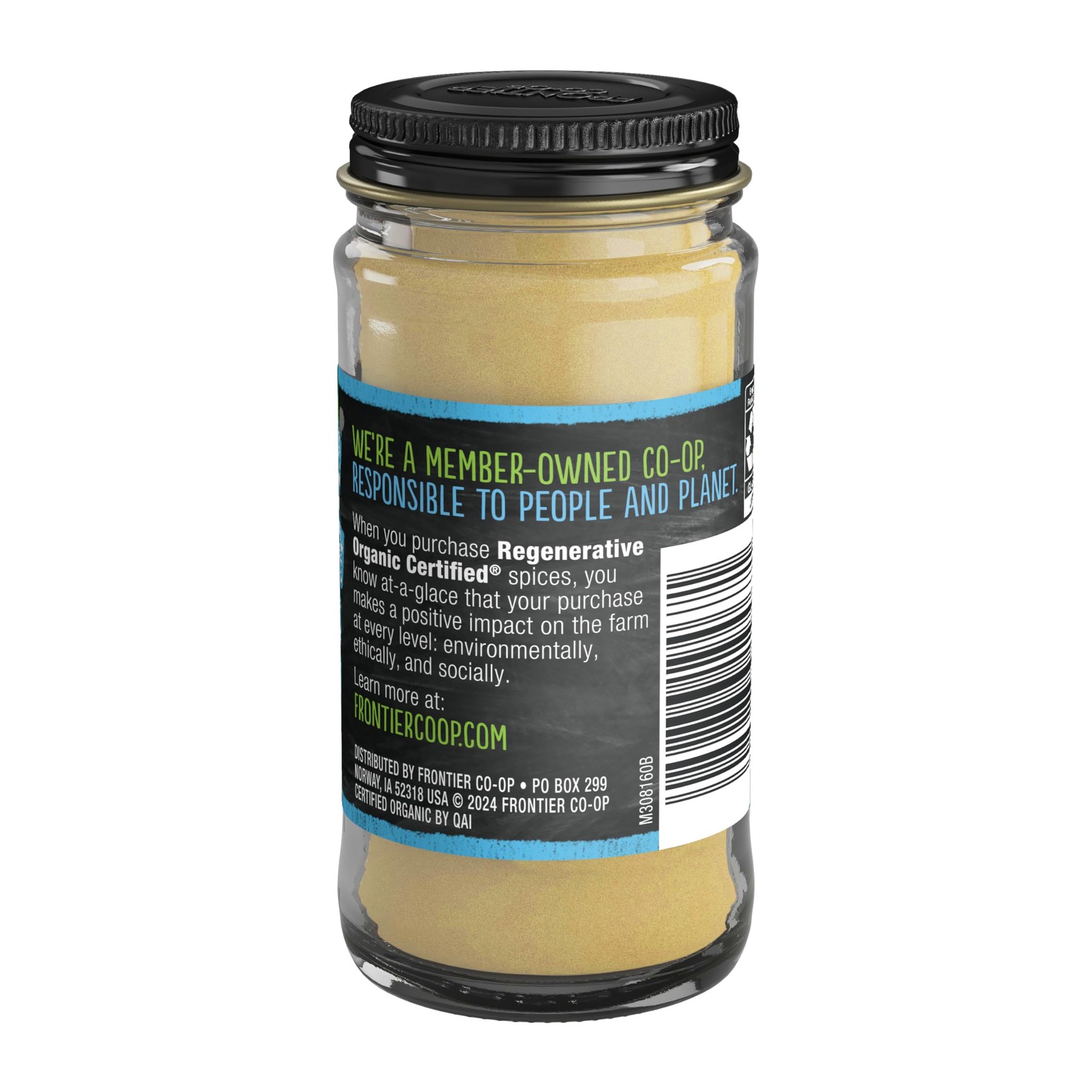 Frontier Organic Ground Ginger 1.31 Ounce Regenerative Flavorful Spice