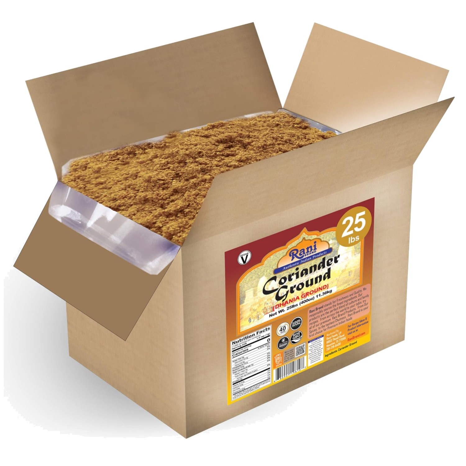 Rani Dhania Spice 25lb Bulk Box – Gluten Friendly