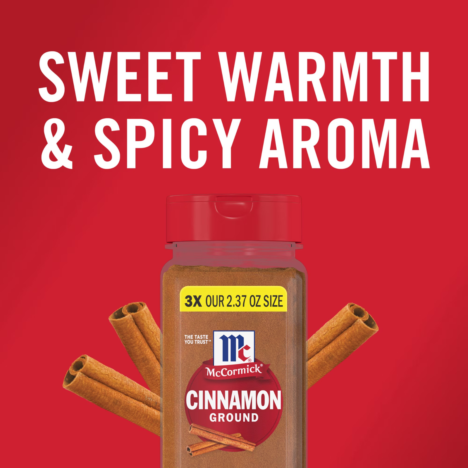 McCormick Kosher Ground Cinnamon, 7.12 oz Bottle