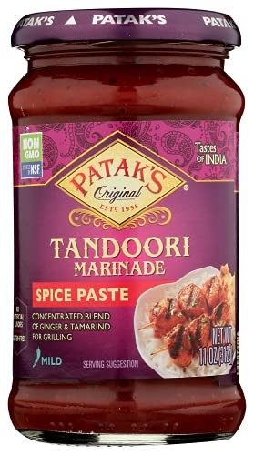 Patak’s Tandoori Marinade Paste Pack of 3 Authentic Indian Flavor 11 Ounce