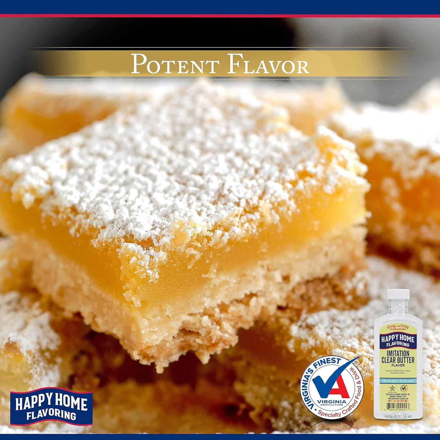 Happy Home Imitation Clear Butter Flavoring, Non-Alcoholic, Certified Kosher, 7