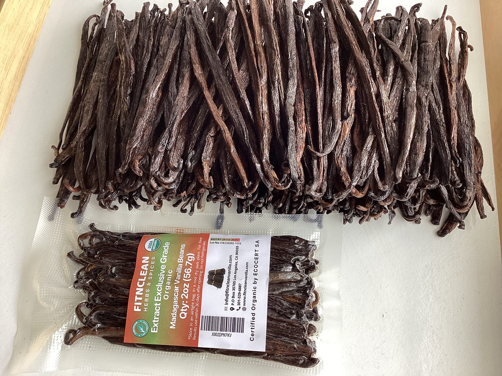 2oz Madagascar Organic Vanilla Beans Extract Exclusive Grade B. Certified USD…