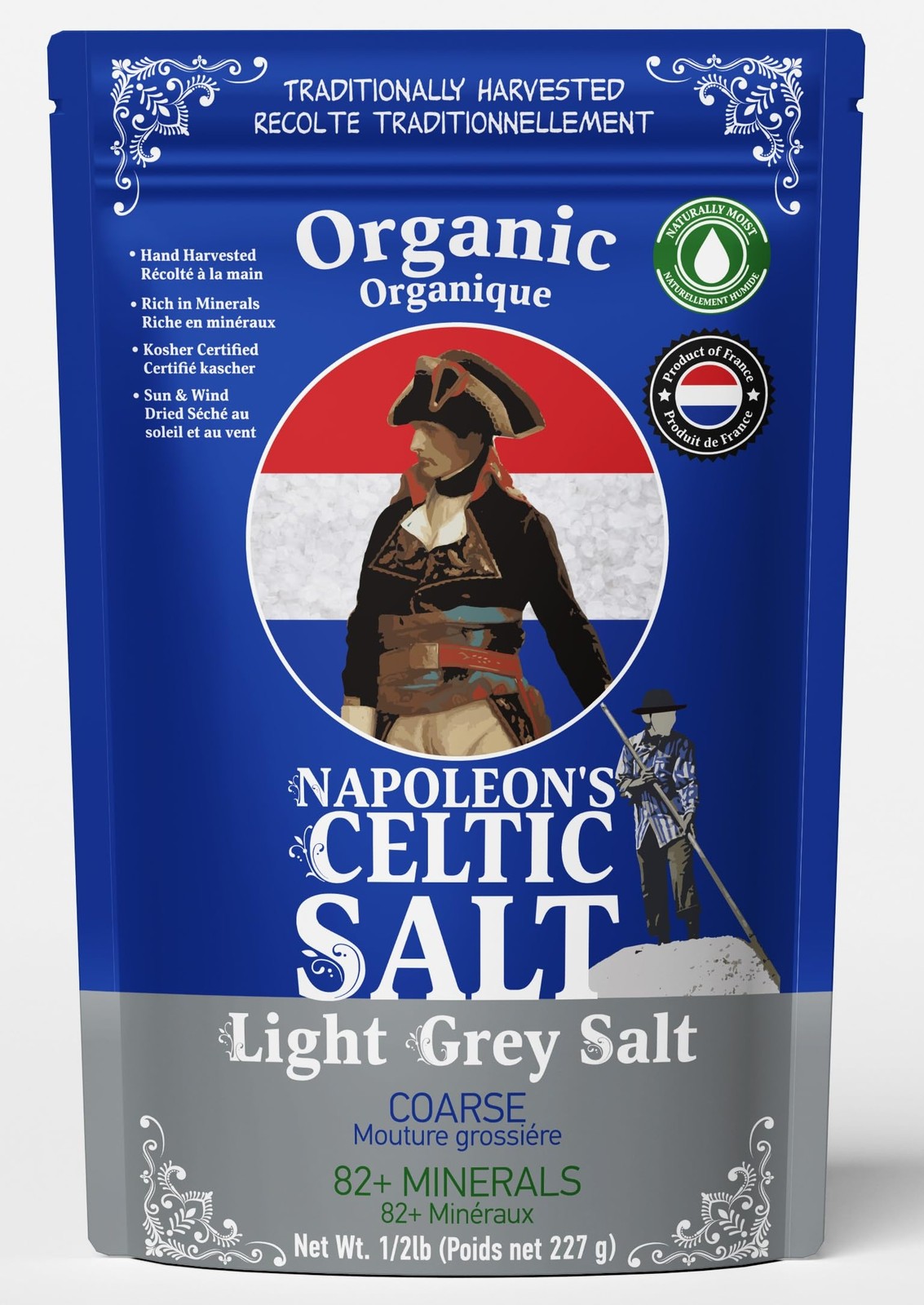 – Celtic Salt Organic 82 Minerals Coarse, 1/2lb Resealable Bag, Celtic Salt, …
