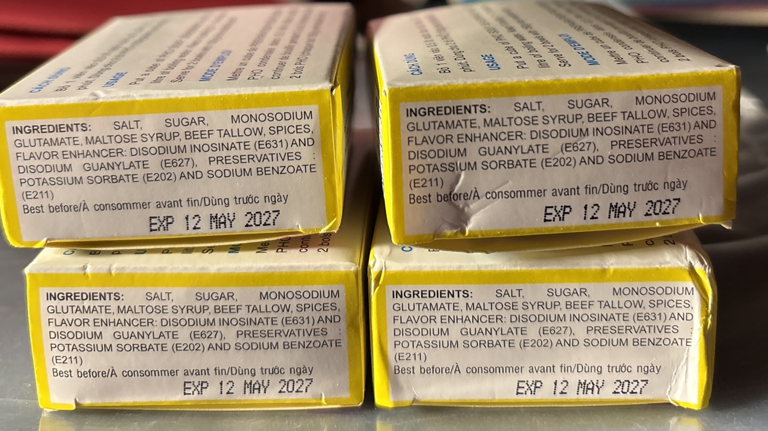Four Pls- Spice Cube PHO Soup Seasoning 2.64 oz ( 75g Each)