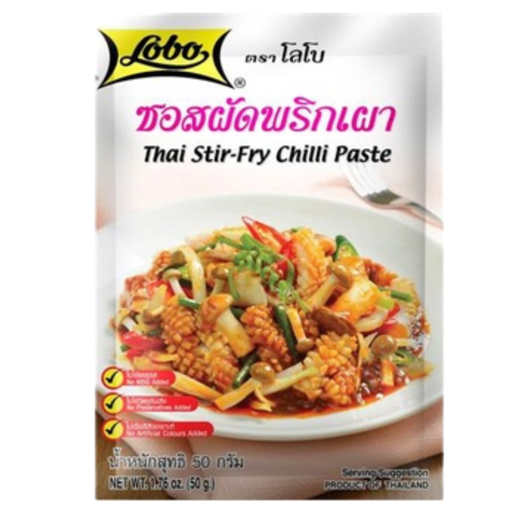 Lobo Thai Seasoning Mix & Cooking Paste Set 10 Packs Assorted Spicy Sauces