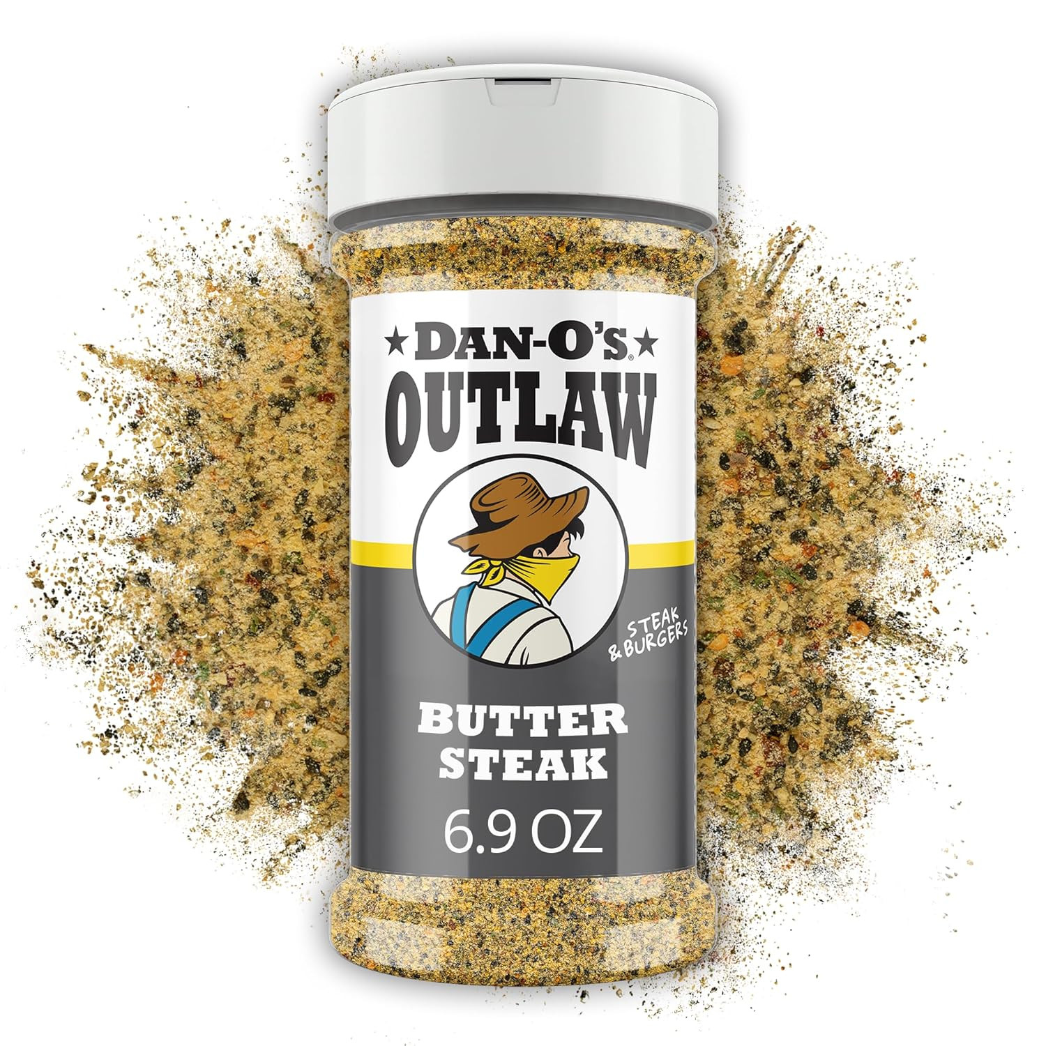 Dan-O’S Outlaws Butter Steak Seasoning, 6.9 Oz Bottle, All Purpose Seasoning for
