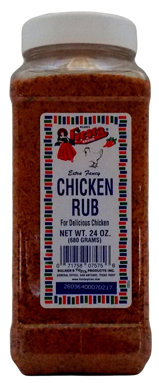 Bolner’s Fiesta Extra Fancy Chicken Rub, 24 Oz. 24 Ounce (Pack of 1)