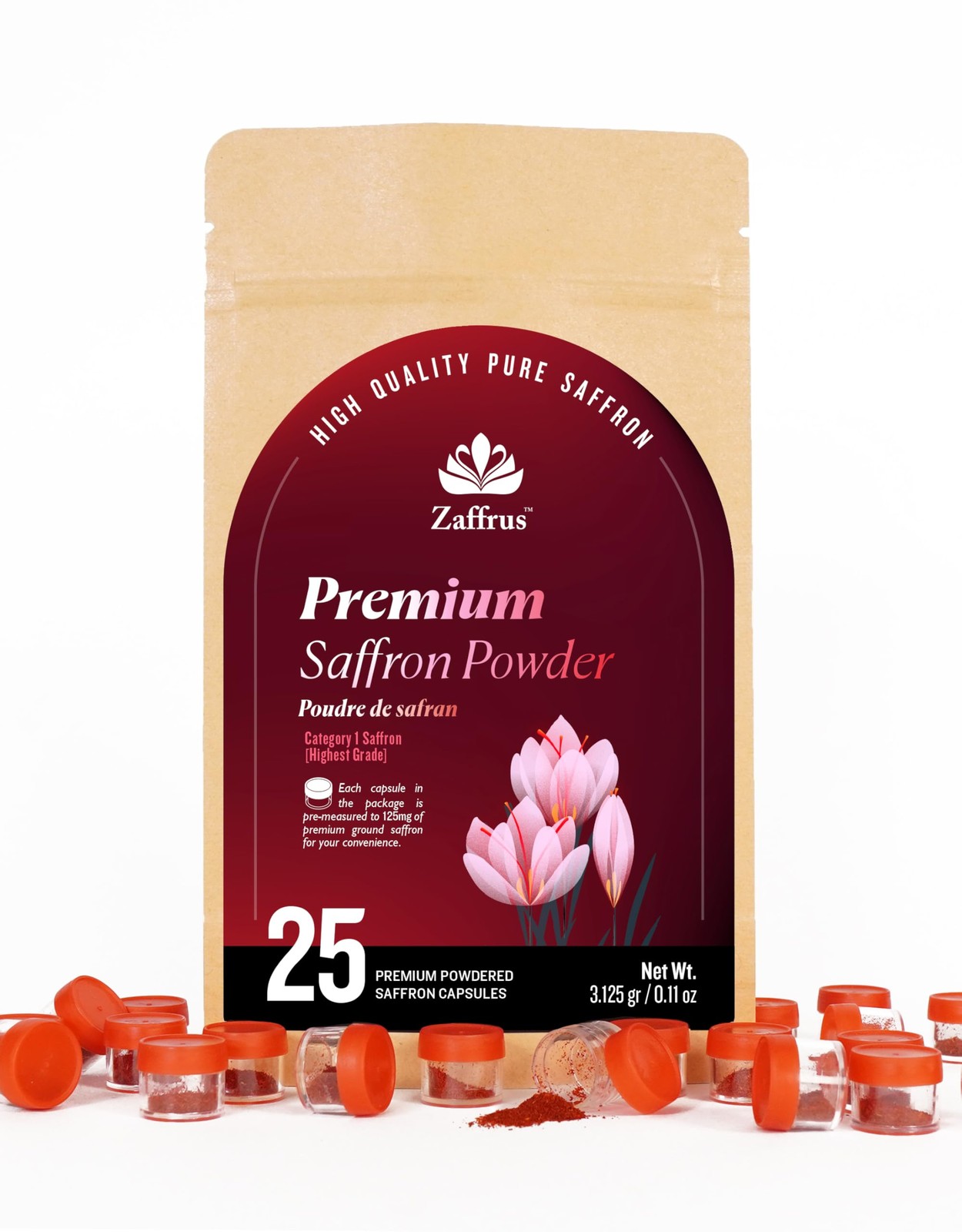 – Premium Saffron Powder for Cooking, Athletes, Specialty Drinks Fans – Pack …