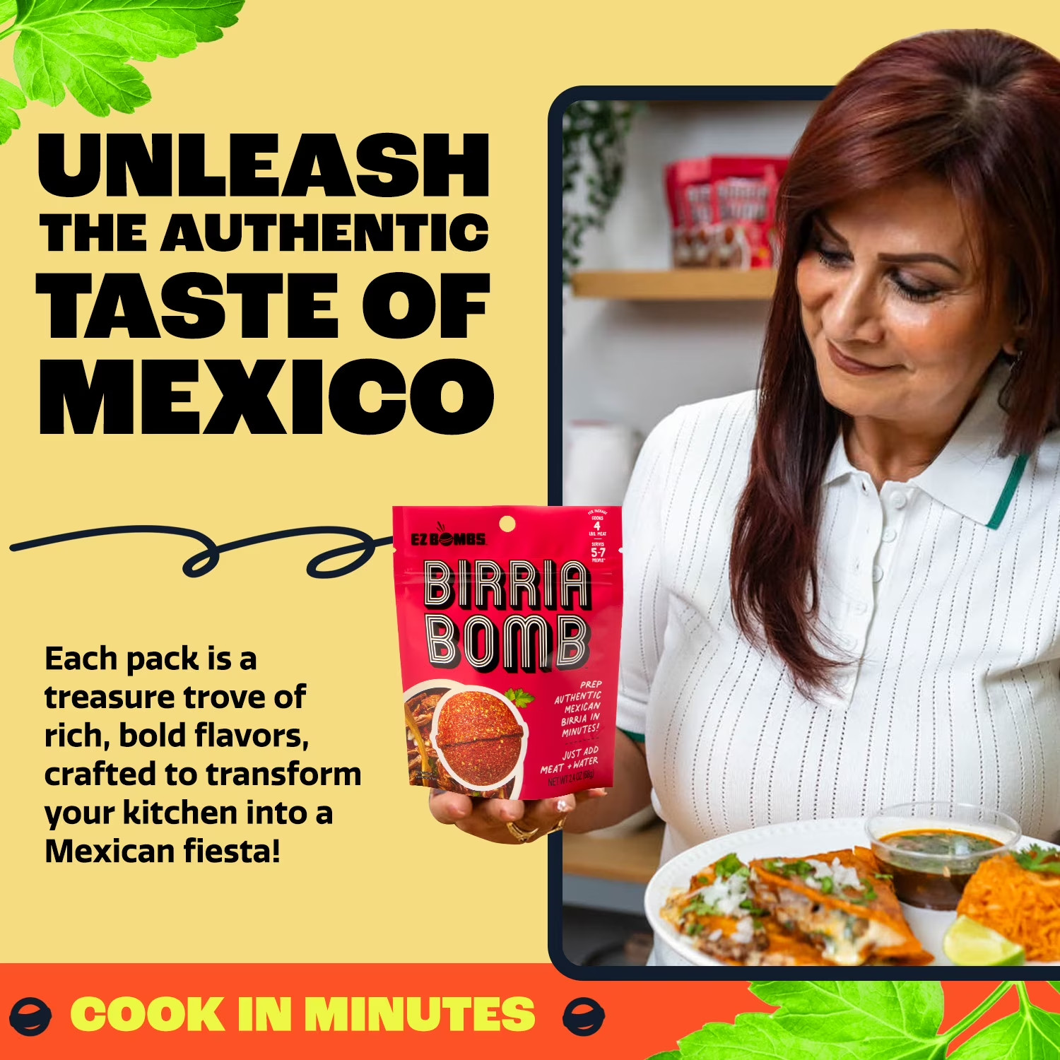 EZ Bombs Birria Bomb Seasoning, 1 Pack – Authentic Mexican Spice Mix for Tacos
