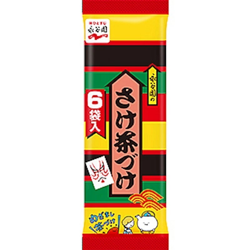 NAGATANIEN Otyaduke Ochazuke Seasoning (Salmon Chazuke ) Pack of 6 bags Japanese