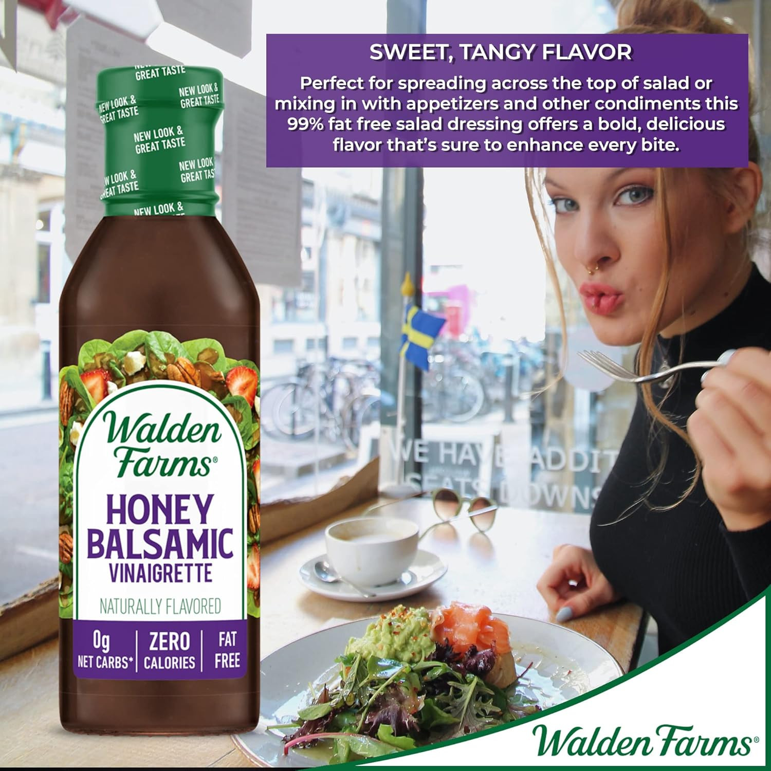 Honey Balsamic Vinaigrette – Calorie-Free, Low Carb, Keto-Friendly, Vegan, Sugar