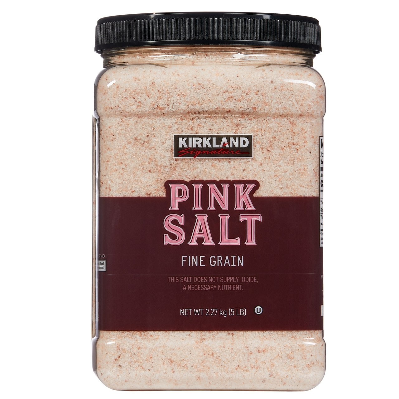New Kirkland Ground Pink Salt – Fine Grain Organic Salt, 5 lbs Bulk Container