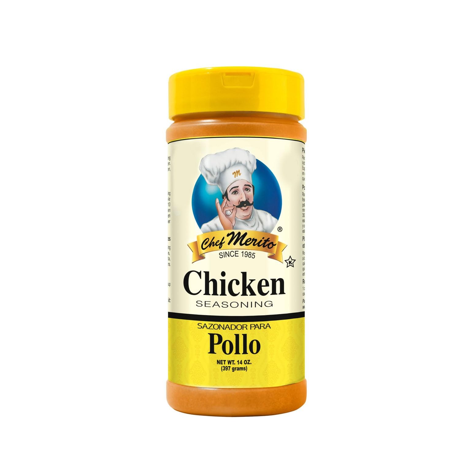 Chef Merito Chicken Seasoning, 14 Ounce 14 (Pack of 1)
