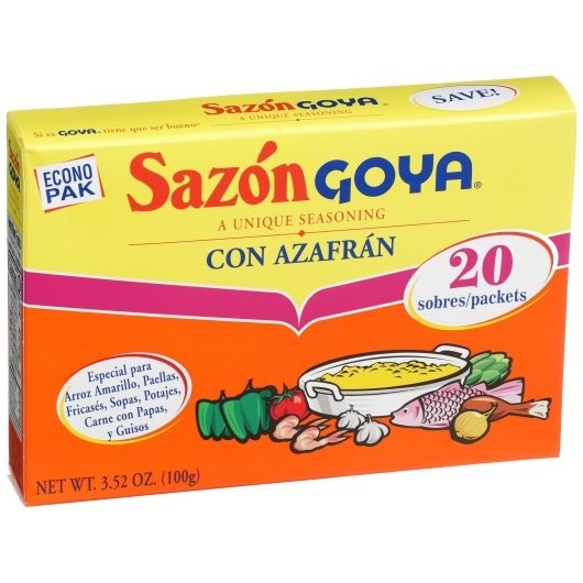 Goya Sazon Coriander/Achte, 1.41 Ounces, 36 Per Case