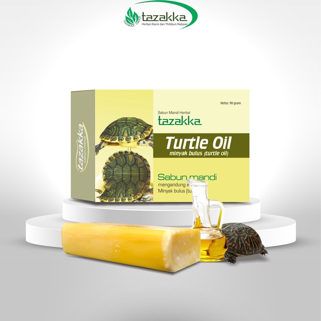 Turtle oil herbal body soap bar 90g gentle cleansing ritual