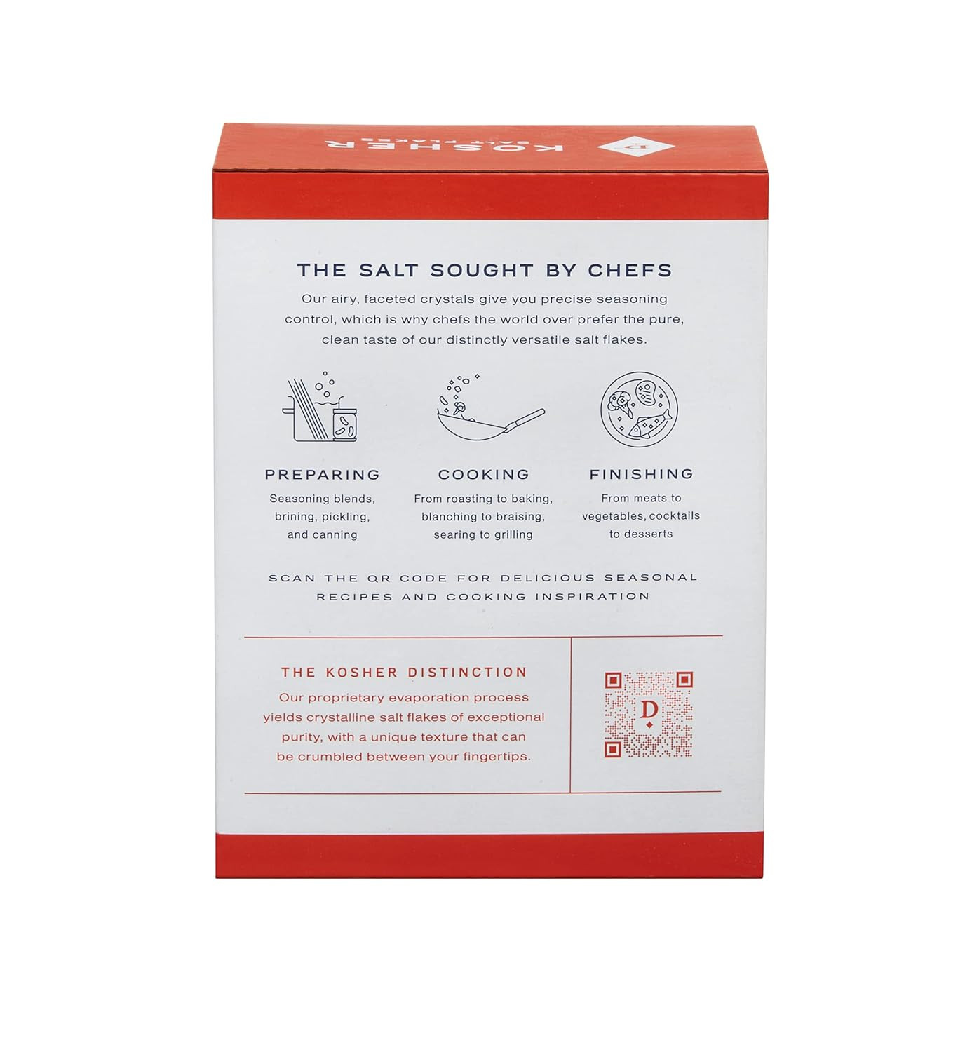 Kosher Salt Flakes – Full Flavor, No Additives – Staple for Professional Chefs a
