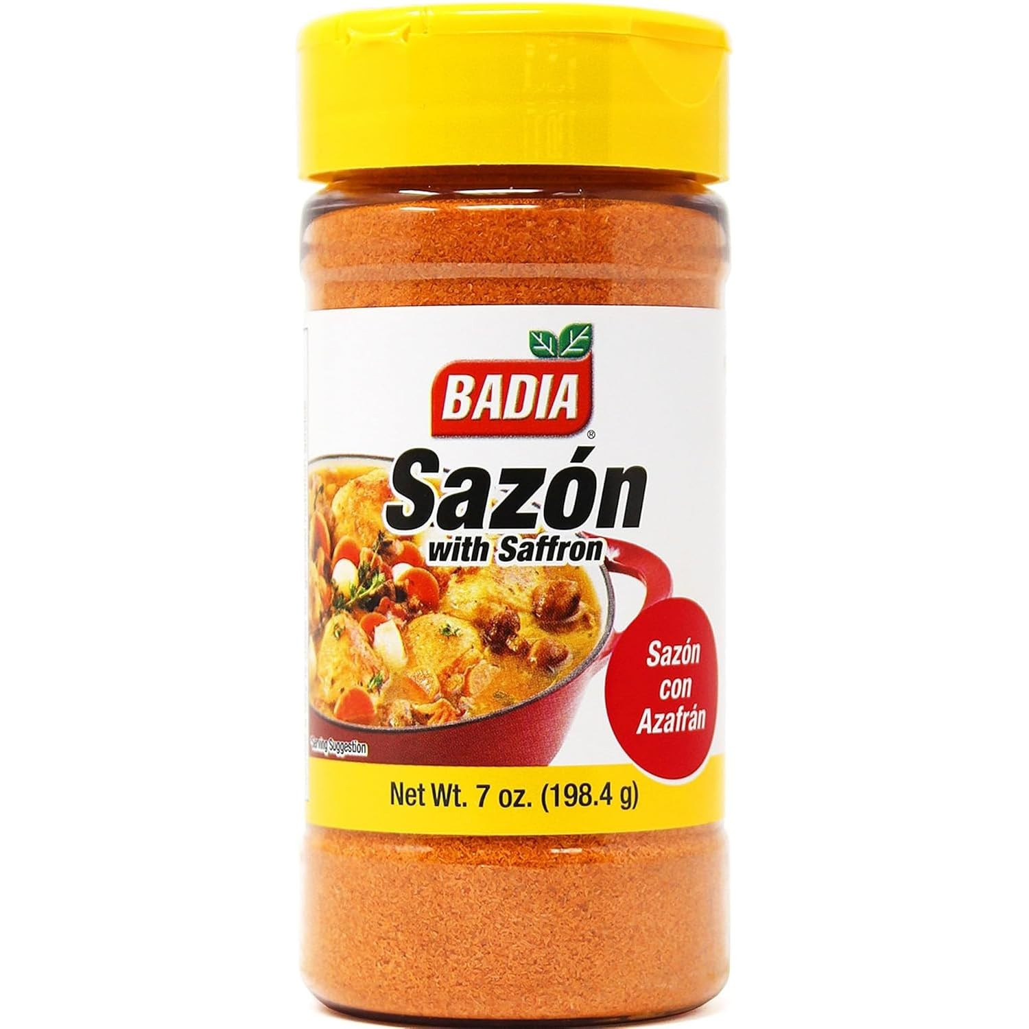 Sazon Con Azafran, Sazon with Saffron, 7 Oz – Savory, Earthy & Slightly Floral L