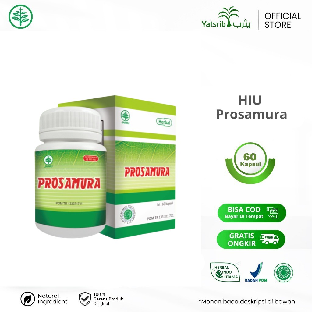 Prosamura Herbal Joint Comfort Capsules 60ct natural botanical support
