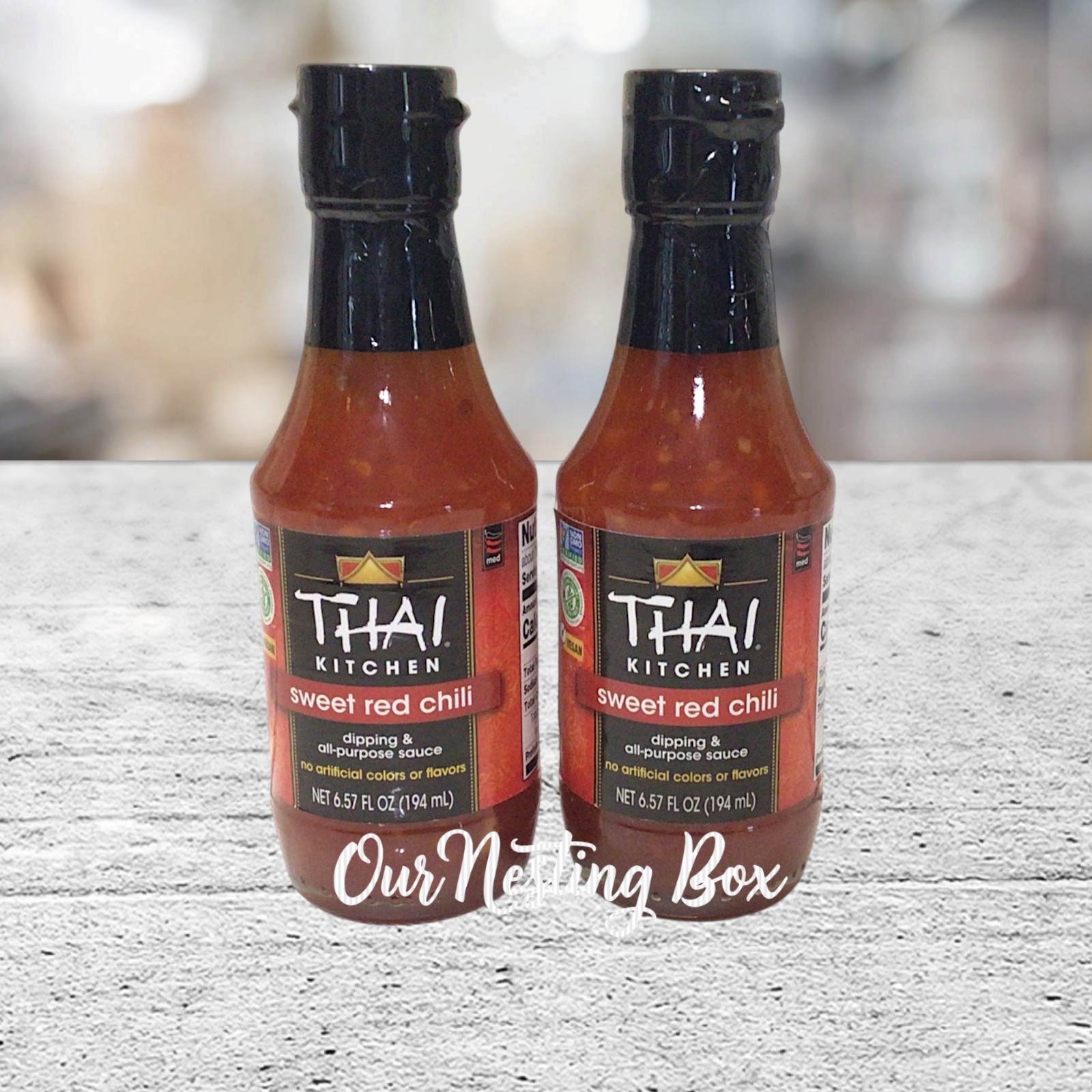 2 Thai Kitchen Sweet Red Chili Dipping & All Purpose Sauce 6.57oz Each