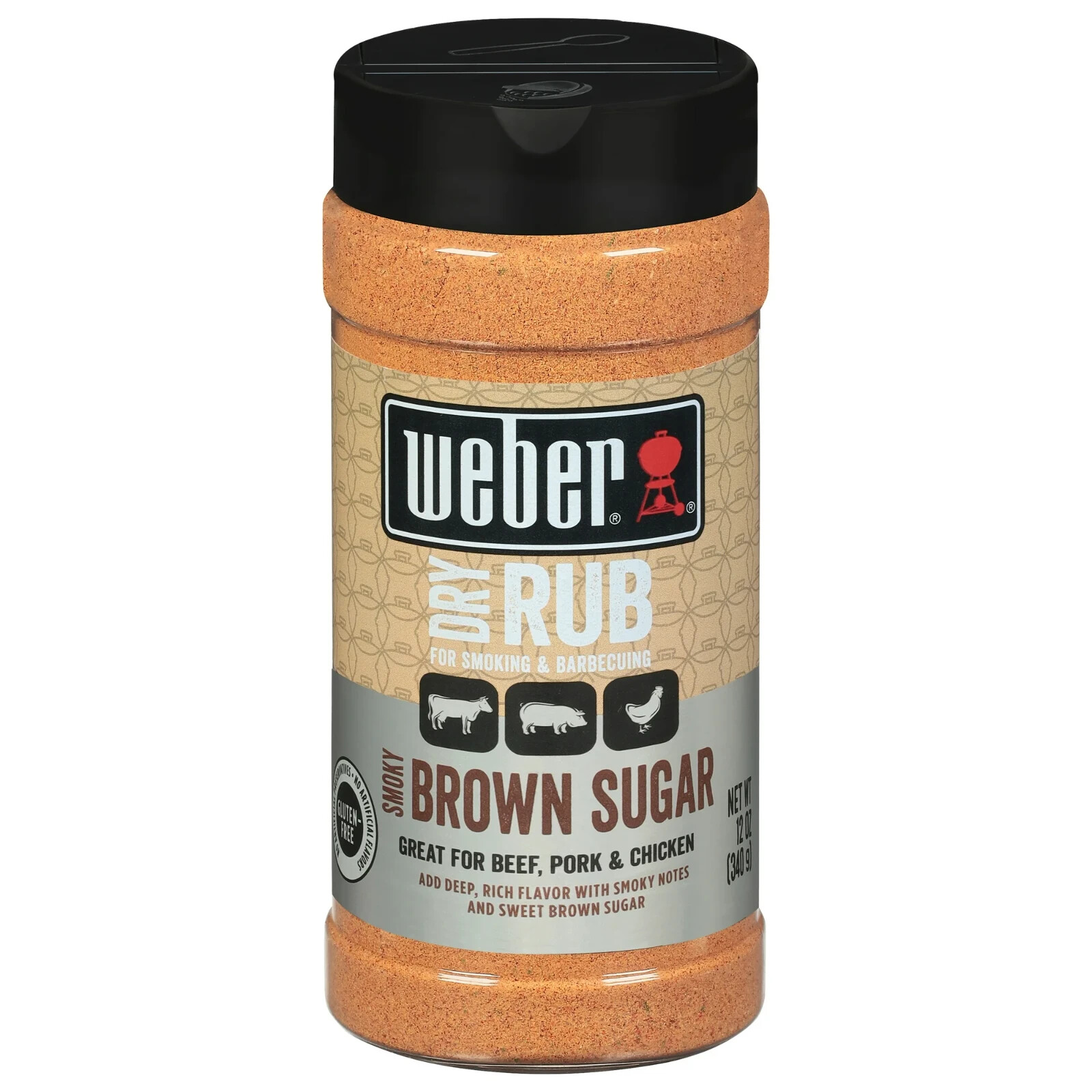 Weber Smoky Brown Sugar Dry Rub 5-Pack (12 oz ) Perfect for Beef, Pork & Chicken