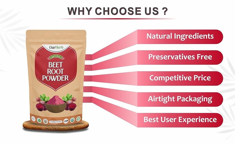 Nature Beetroot Powder for Face Pack,Skin&Hair Lip&Skin Care Natural Antioxidant