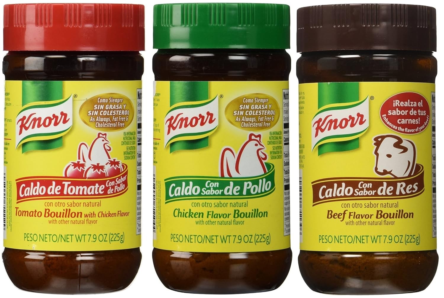 Knorr Chicken Bouillon Granulated, Beef Bouillon, Tomato with…