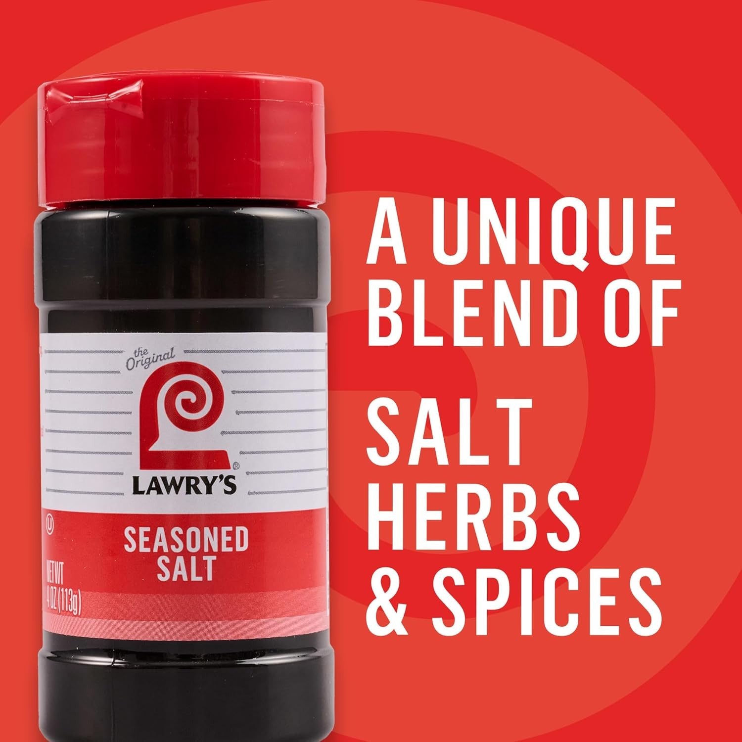 Organic Seasoned Salt, 4 Ounce Bottle – Garlic, Onion & Paprika Delight