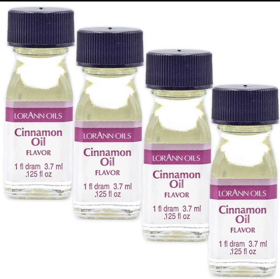 LorAnn ~CINNAMON~ SS Super Strength Flavor Oil 1 Dram ~4 Pack~