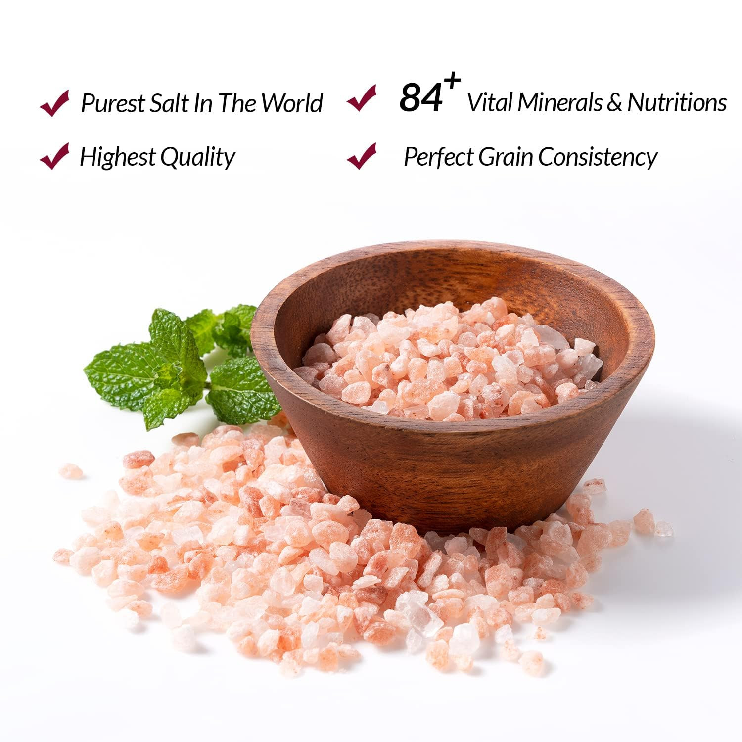 Pink Himalayan Salt Coarse 13 oz Jar, Grinder Refill, Pure and Natural Seasoning