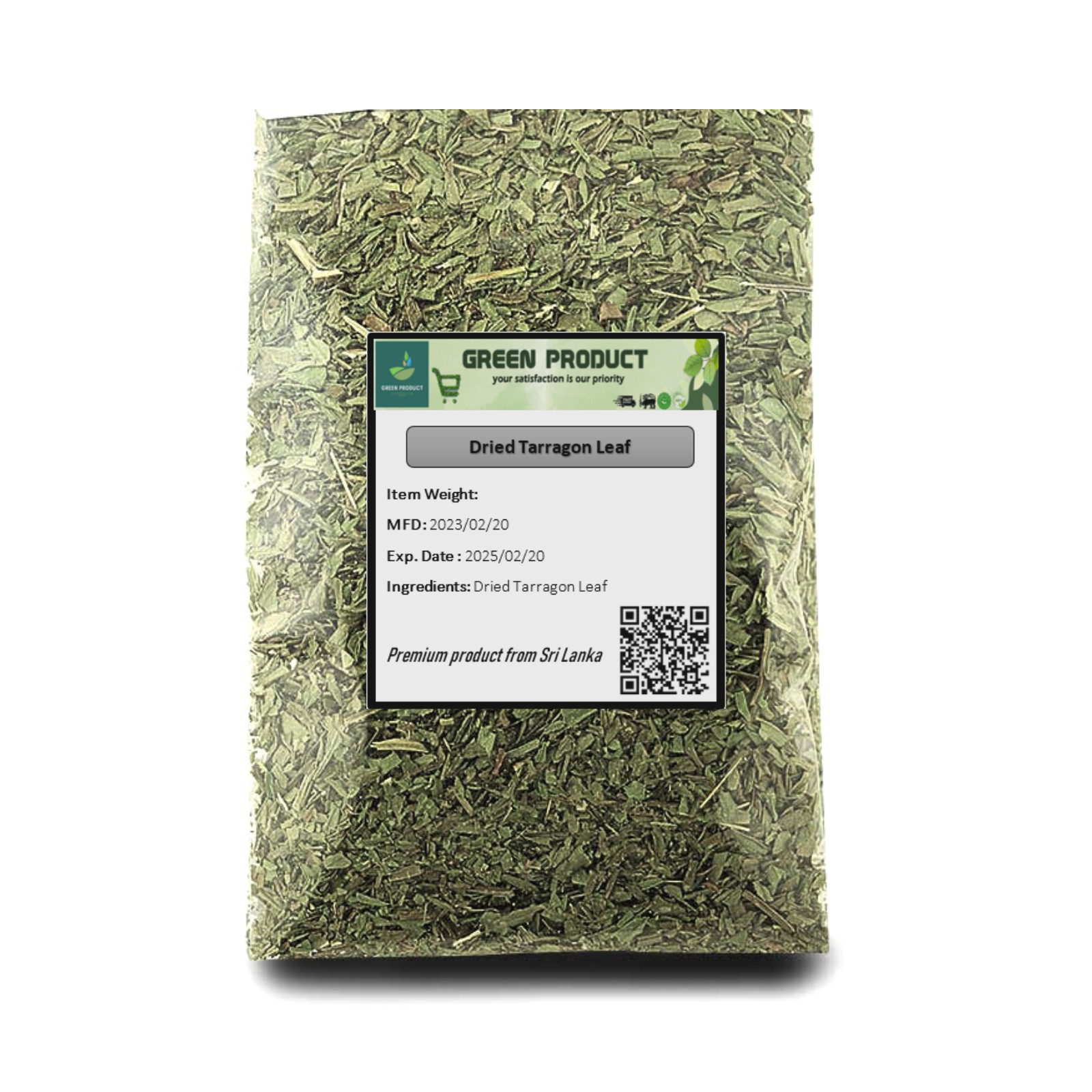 Dried Tarragon Leaf | Artemisia dracunculus Cut Leaves | Organic Spices Herb