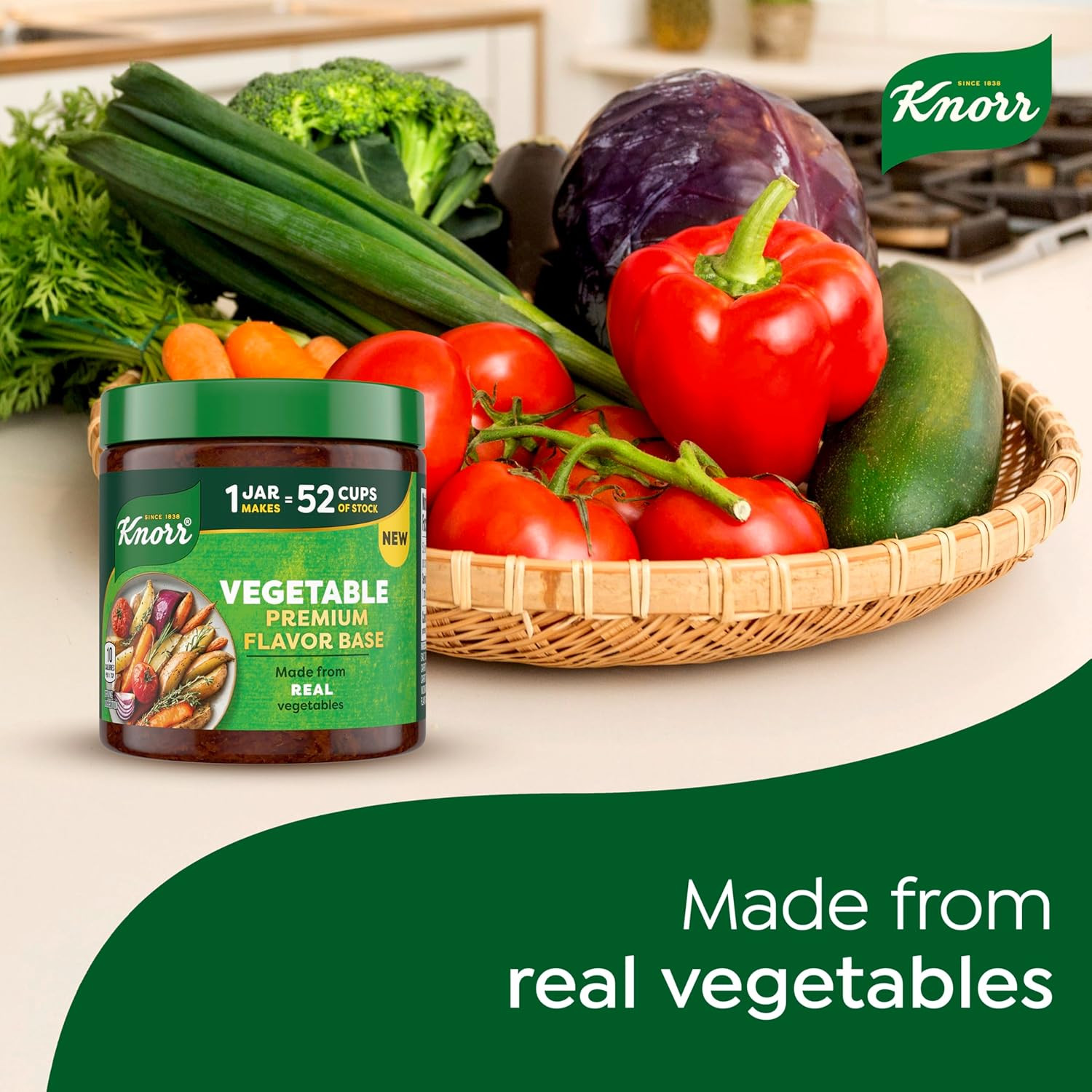 Knorr Premium Flavor Base Vegetable Versatile & Easy to Use 11 OZ