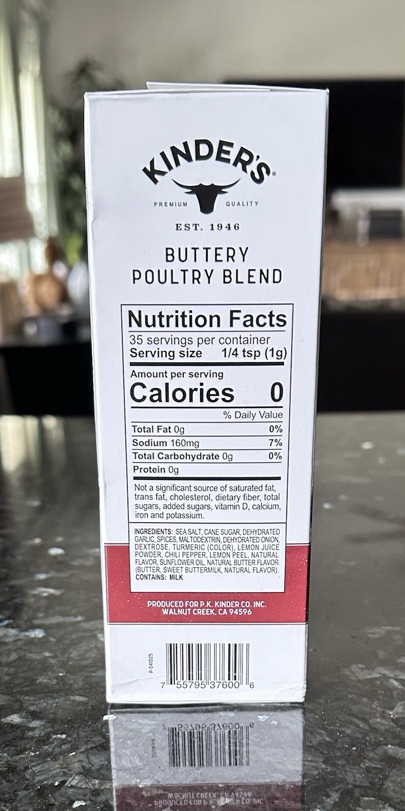 Kinders Butchers Brine Kit 11.25 Oz Buttery Poultry Blend For Turkey and Poultry