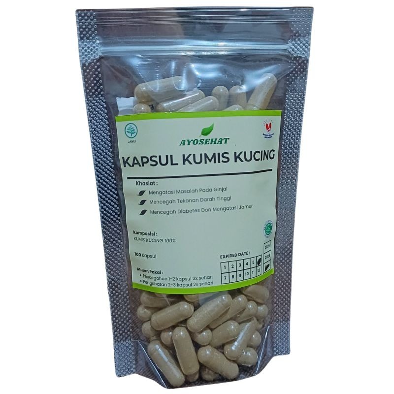 Cat’s Whiskers Leaf Capsules 100 Count 150g — Herbal Leaf Powder