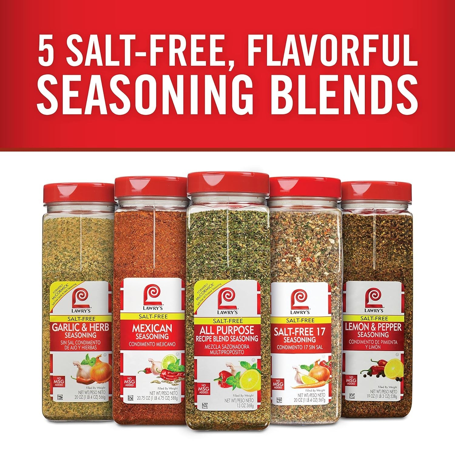 Salt Free 17 Seasoning, 20 oz – One 20 Ounce Conta