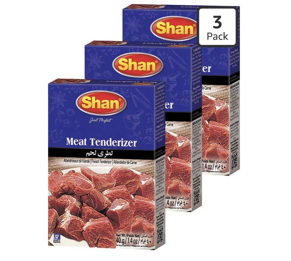 Shan Meat Tenderizer Seasoning Mix 1.4 oz (40g) – 3 Pack