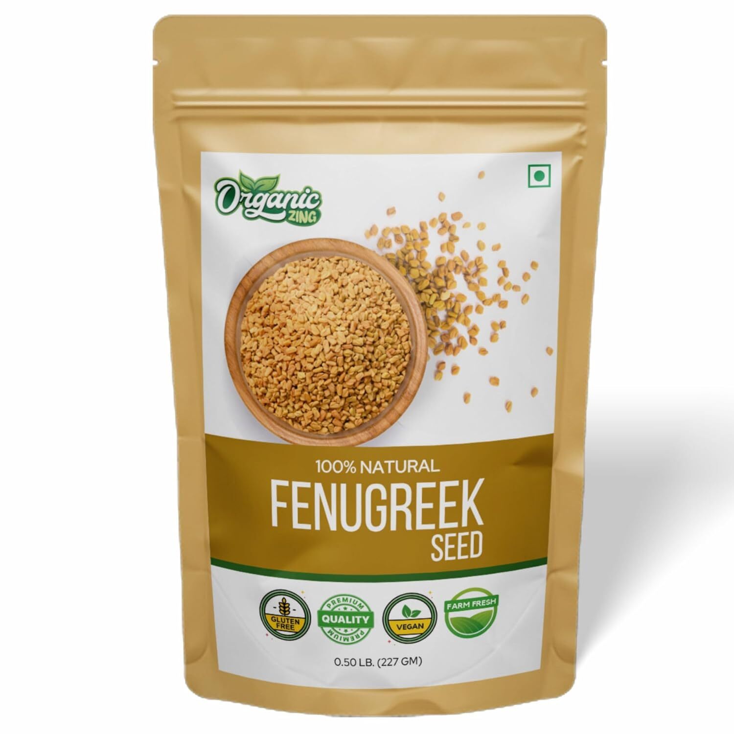 Organic Zing Fenugreek Seeds 227gm