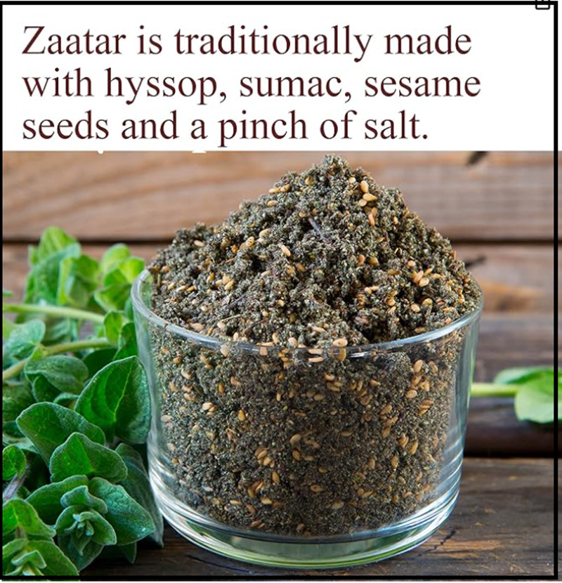The Spice Way Real Zaatar w/ Hyssop Spice Blend & Sumac, 4 oz, No Thyme .**