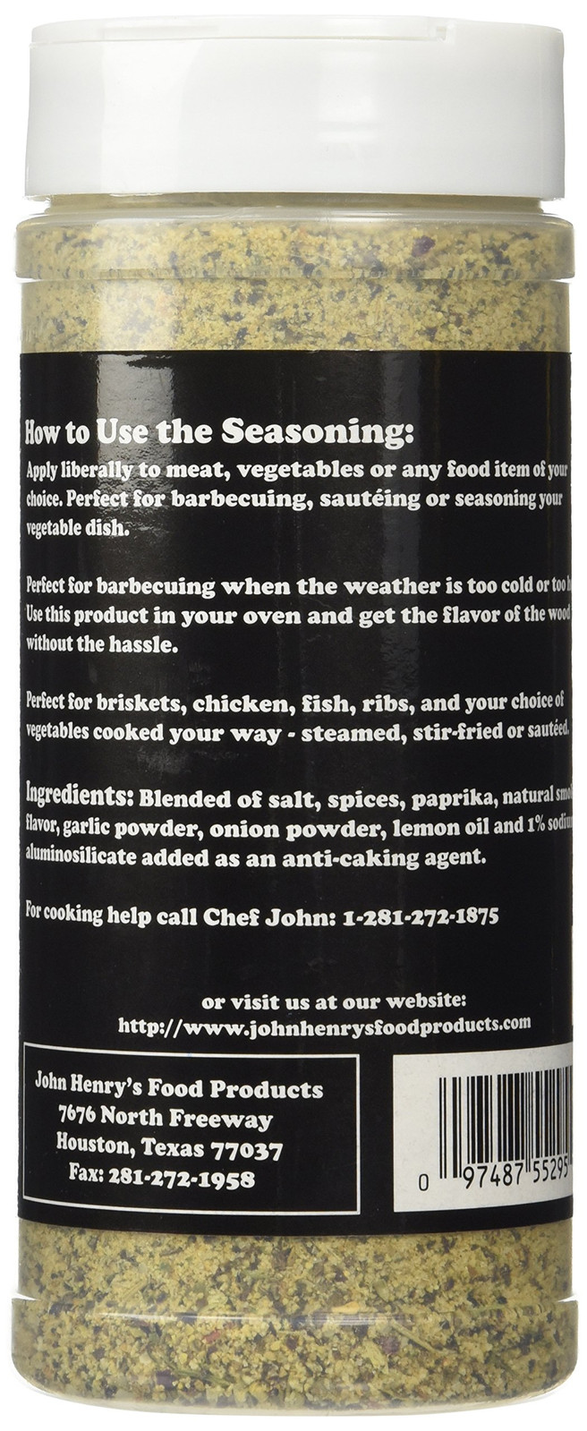 John Henrys Texas Chicken Tickler Seasoning Rub 10.5 Ounce Pack of 1