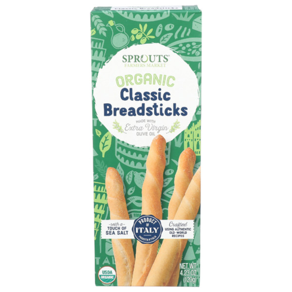 Sprouts Organic Classic Breadsticks 4.23 oz – 3 Packs