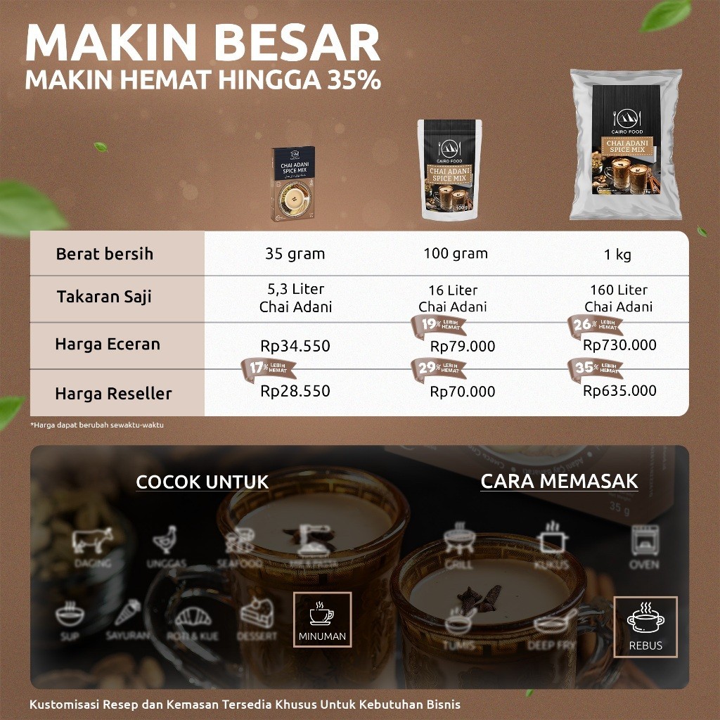 Powder Chai Adani Spice Blend Culinary Seasoning Sweet Heat Street Flavors Bold