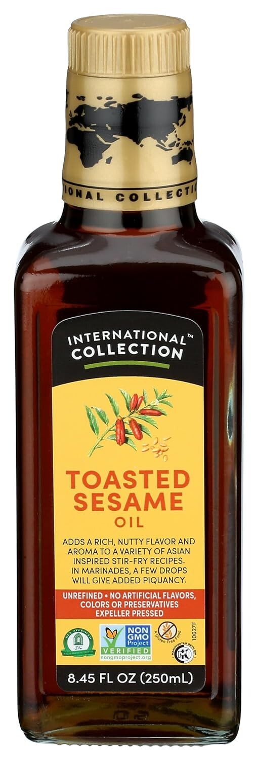 INTERNATIONAL OIL COLLECTION Toasted Sesame Oil, 8.45 FZ