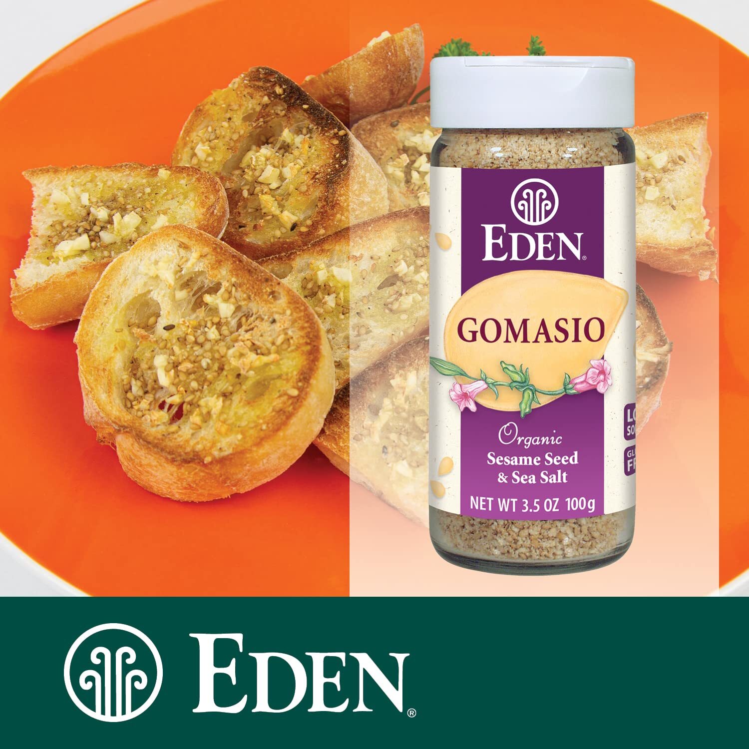 Eden Foods Organic Gomasio Sesame Salt 3.5 Oz