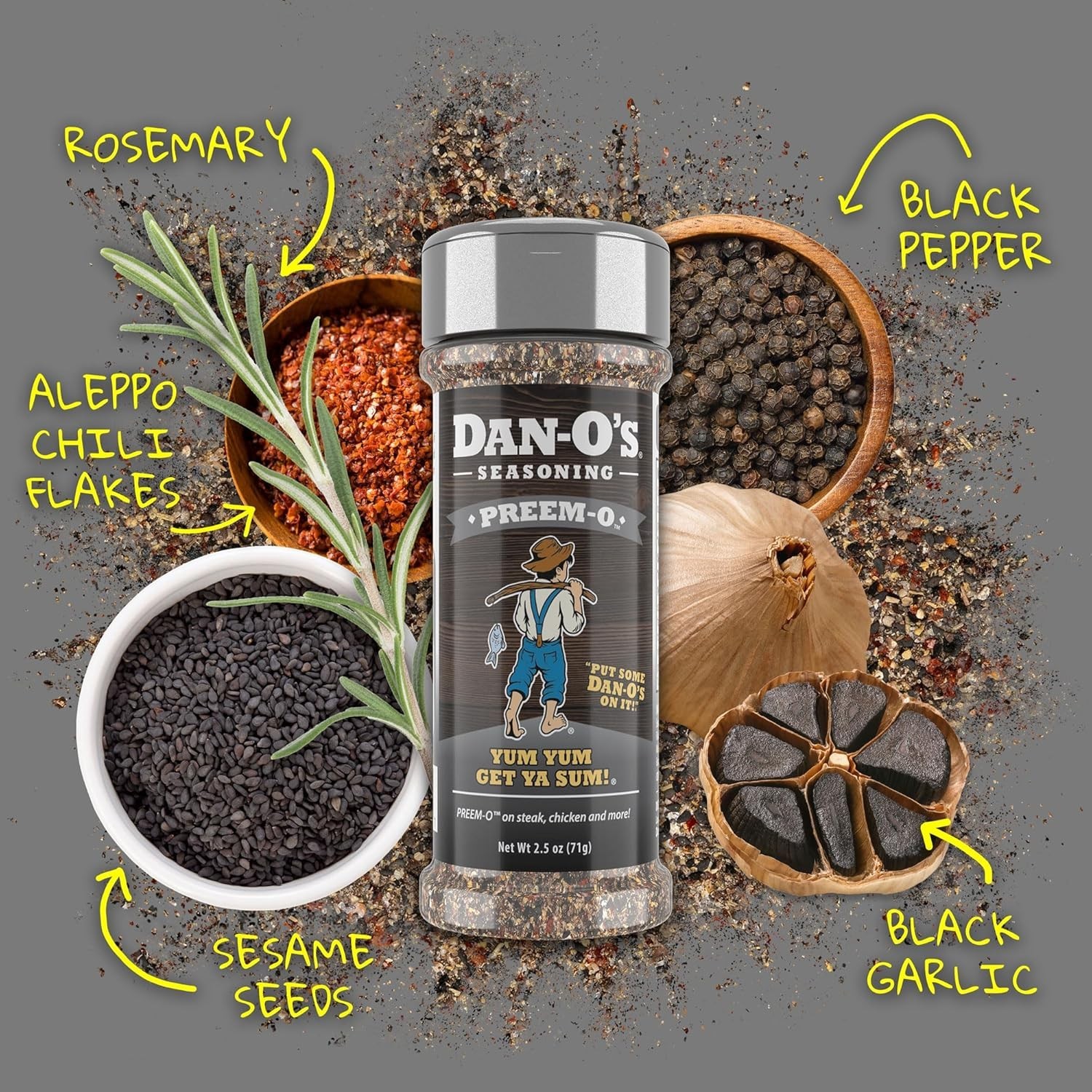 Dantastic 8 Flavors Seasoning Set – From Spicy to , Sugar-Free Goodness!