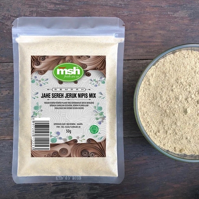 Ginger Lemongrass Lime Powder Natural Organic Herbs Spices Fresh Pure Hygienic