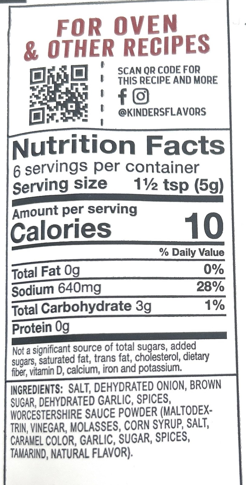 Kinder’s Seasoning Mixes 1oz – 2 packets (Classic 0.5 Ounce (Pack of 2)