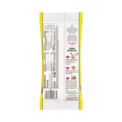 Mix Beer Batter 8.5 Oz(Case Of 12) By Louisiana Fish Fry